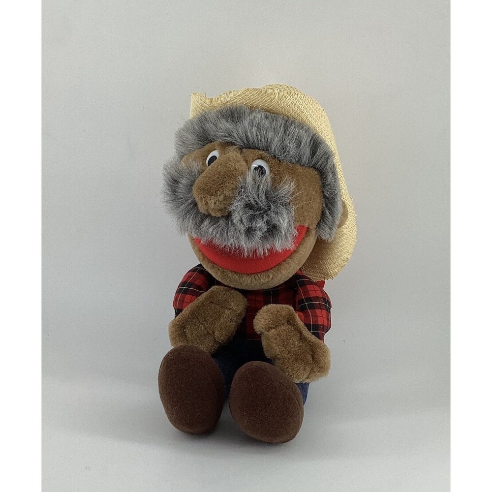 VINTAGE Shotgun Red Plush Doll Hee Haw TV Show Stuffed Animal.